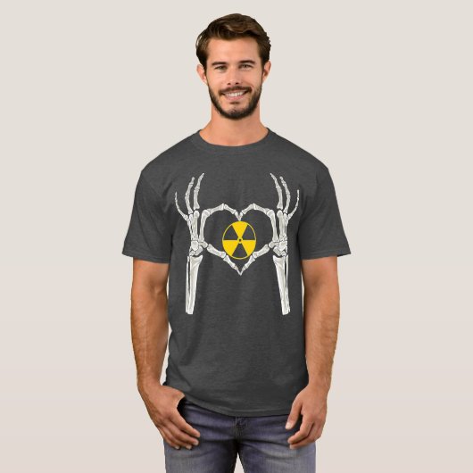Rad Tech X Ray Skeleton Radiology Technicus T-shirt (Voorkant volledig)