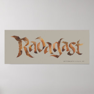 RADAGAST™-naam gestructureerd Poster