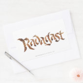 RADAGAST™-naam gestructureerd Rechthoekige Sticker (Envelop)