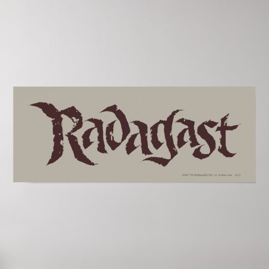 RADAGAST™ Name Solid Poster (Voorkant)