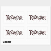 RADAGAST™ Name Solid Rechthoekige Sticker (Vel)
