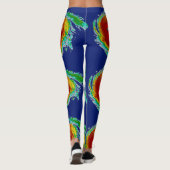 Radar Afbeelding van orkaan Irma Leggings (Achterkant)