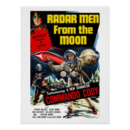 Radar Mannen vanaf de maan (1952) Perfect Poster