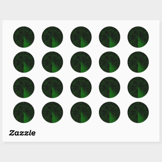 Radar - ronde sticker (Vel)