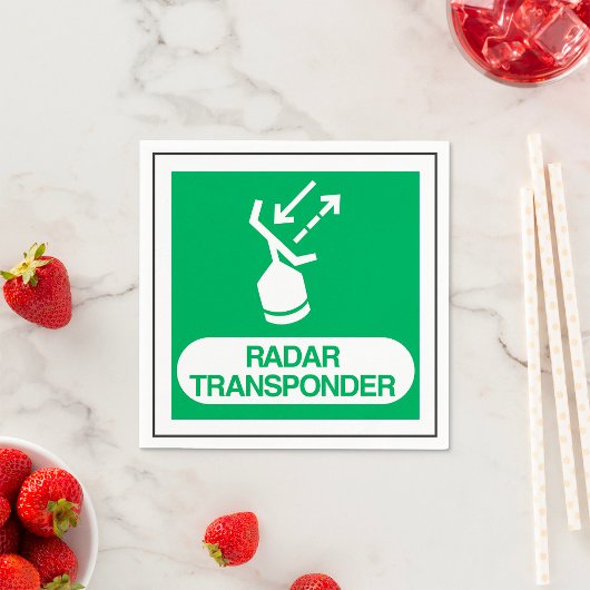 Radar Transponderpaper Napkins Servet