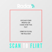 RadarQR-autowrak Decal (transparante achtergrond) (Vel)