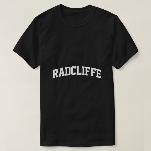 Radcliffe Arch Logo Universiteit Alumni Styl T-shirt (Design voorkant)