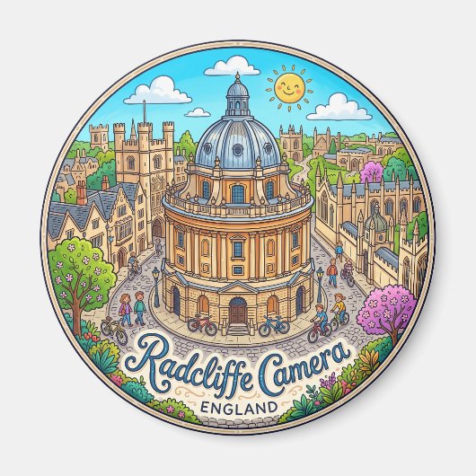 Radcliffe Camera Engeland Magneet (Voorkant)