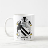Radcliffe Family Crest Koffiemok (Links)