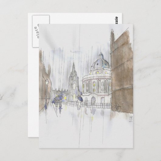 Radcliffe Square Briefkaart (Voorkant / Achterkant)