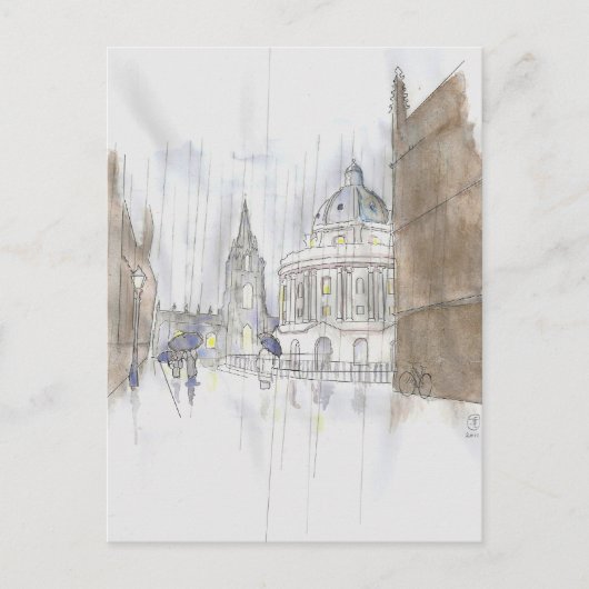 Radcliffe Square Briefkaart (Voorkant)