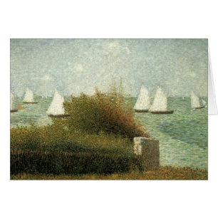 Rade de Grandcamp, door Georges Seurat, kunst