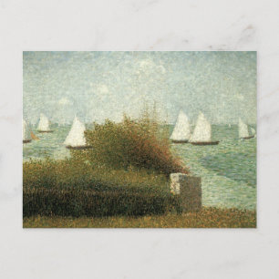 Rade de Grandcamp, door Georges Seurat,  kunst Briefkaart