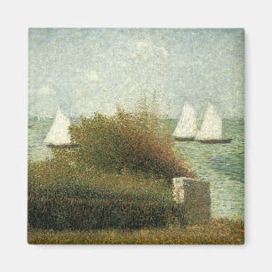 Rade de Grandcamp, door Georges Seurat, kunst Magneet