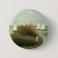 Rade de Grandcamp van Georges Seurat, Vintage Art