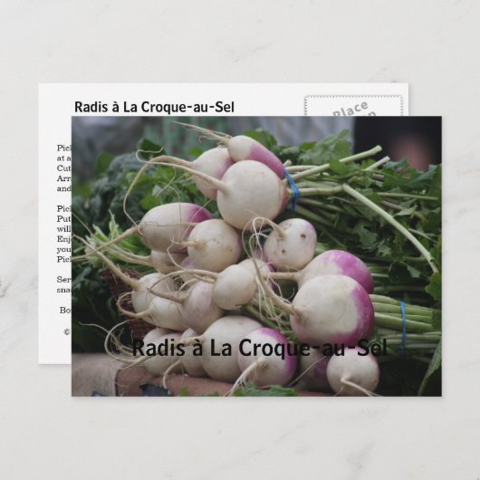 Raden met zout en boter briefkaart (Voorkant / Achterkant)