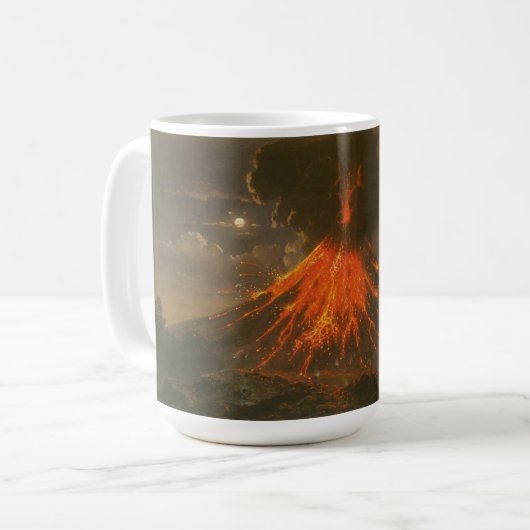 Raden Saleh® Coffee Mug "Mount Merapi on Java" (Devant gauche)