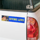Radha- en Krishna-bumpersticker Bumpersticker (Op Truck)
