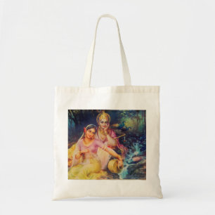 Radha en Krishna canvas tas