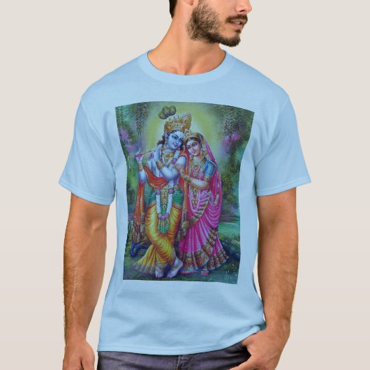 radha en krishna t-shirt (Voorkant)