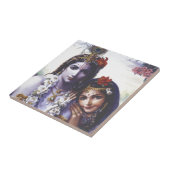 Radha en Krishna Tegeltje (Zijkant)