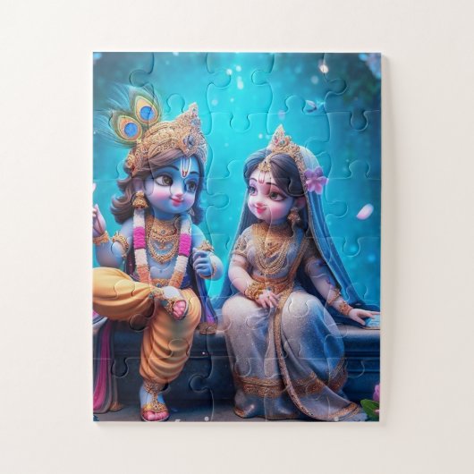 Radha Krishana puzzle (Vertical)