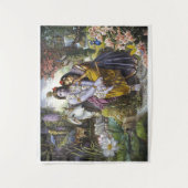 Radha Krishna Divine Tapisserie Couple (Devant)