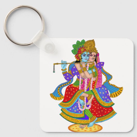 Radha Krishna Keychain (Voorkant)