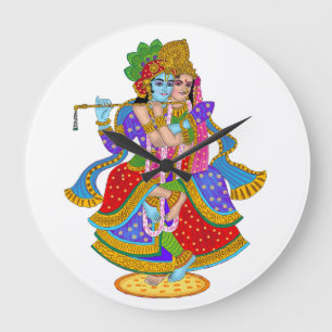 Radha Krishna-klok Grote Klok