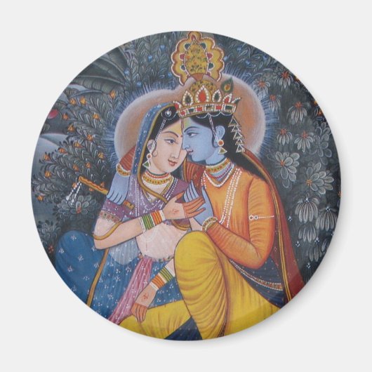 Radha Krishna Magnet Magneet (Voorkant)