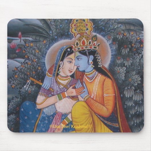 Radha Krishna Mousepad Muismat (Voorkant)