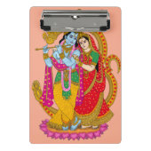 Radha Krishna Notebook Mini Klembord (Voorkant)