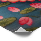 Radha Krishna over het Poster Lotus (Hoek)