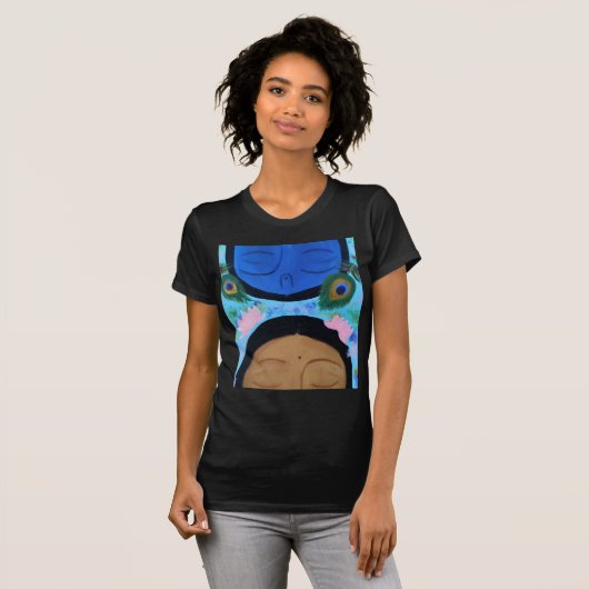 Radha - Krishna Painting T-shirt (Voorkant volledig)