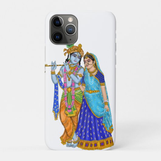 Radha Krishna Phone Cover (Achterkant)