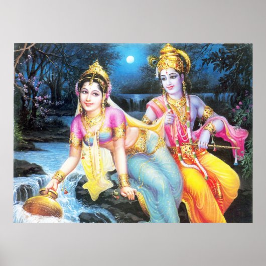 radha-krishna poster (Voorkant)
