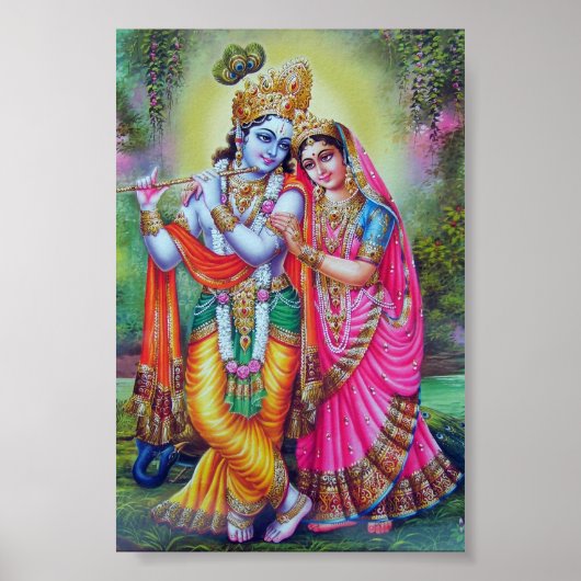Radha-krishna Poster (Voorkant)