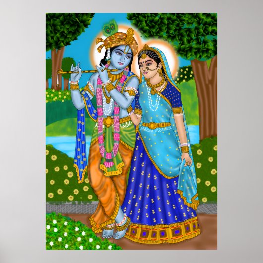 Radha Krishna Poster (Voorkant)