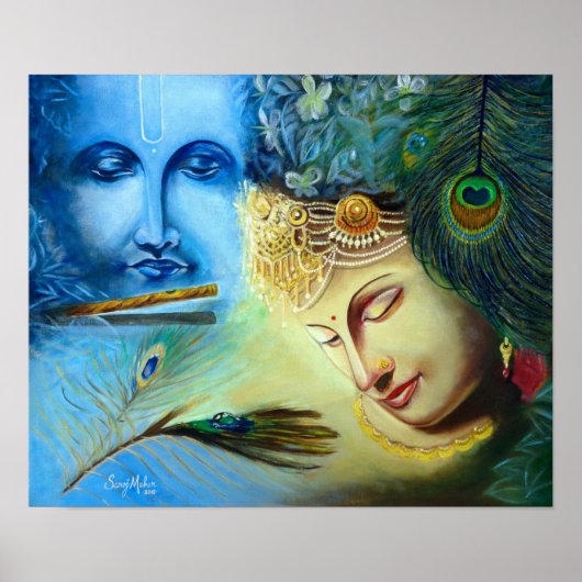 Radha Krishna Poster (Voorkant)