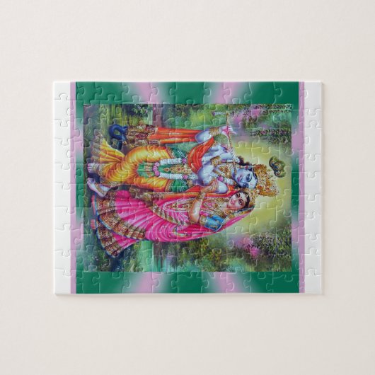 Radha Krishna puzzle Legpuzzel (Horizontaal)