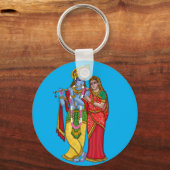 Radha Krishna Sleutelhanger (Voorkant)