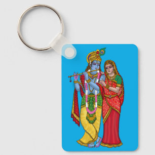 Radha Krishna-sleutelhanger Sleutelhanger