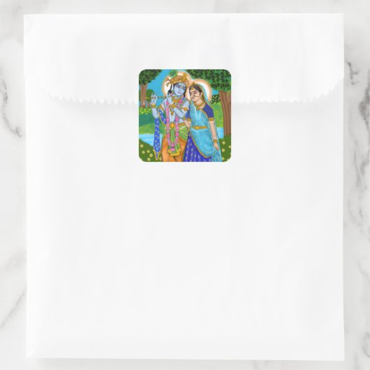 Radha Krishna Sticker (Tas)