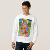 Radha Krishna Sweat - shirt à capuche (Devant entier)
