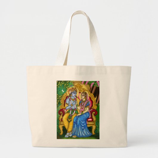 Radha Krishna Tote Bag (Voorkant)