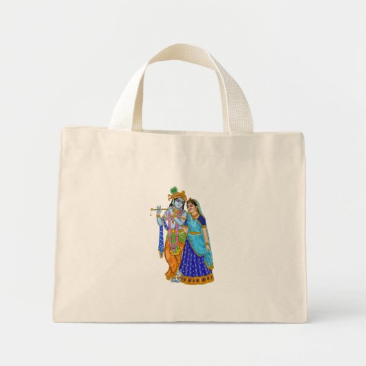 Radha Krishna Tote Bags (Voorkant)