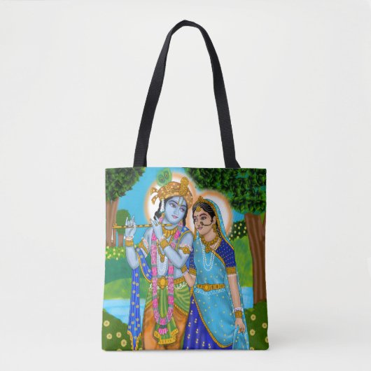 Radha Krishna Tote Bags (Devant)