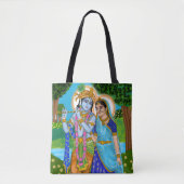 Radha Krishna Tote Bags Draagtas (Voorkant)
