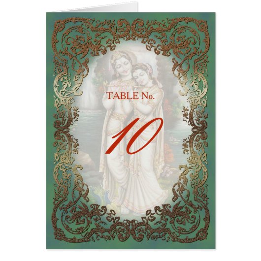 Radha Krishna Wedding Collectie - Notecard (Voorkant)