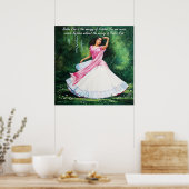 Radha Rani in Vrindavan Poster (Keuken)